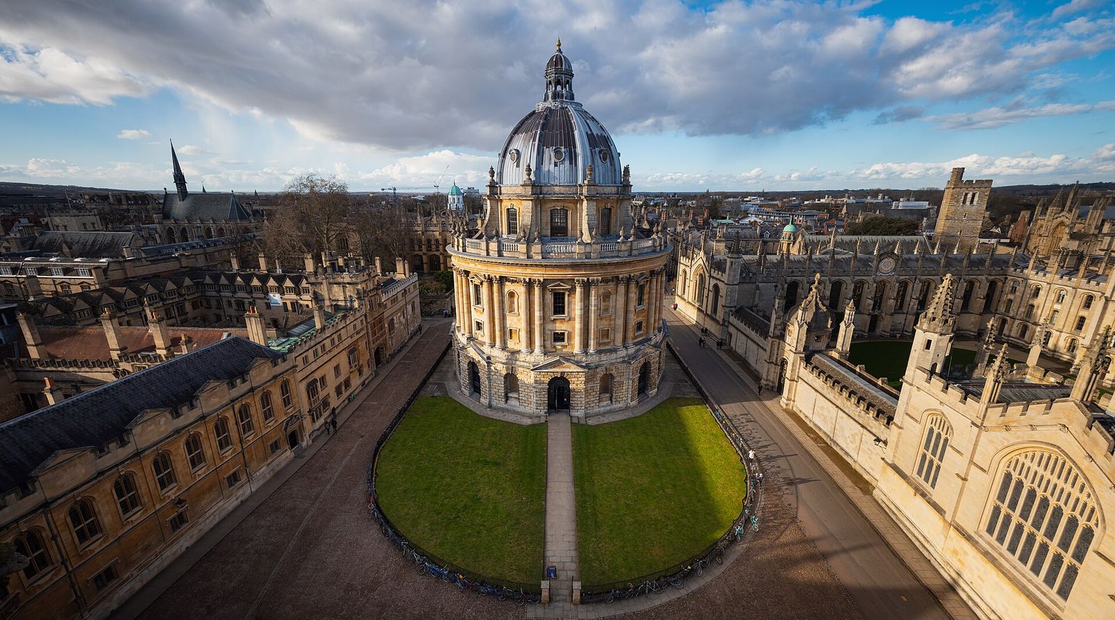 Aerial view of the Radcliffe Camera, Oxford